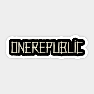 OneRepublic - Paper Tape Sticker